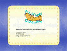 Tablet Screenshot of preschooldreamers.com.au